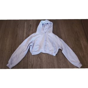 Lavender Cropped Sweatshirt